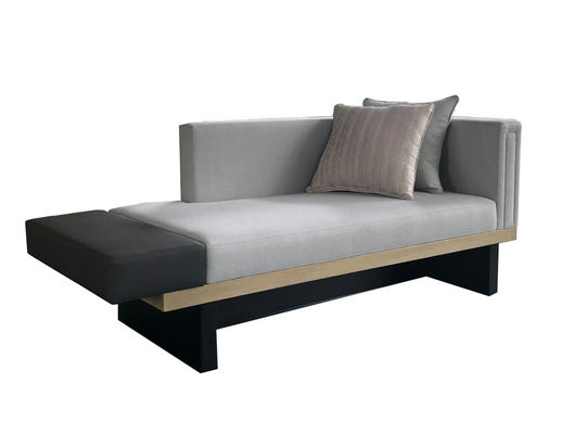 Contemporary Chaise Lounge Chair Eco Light Luxury Furniture ISO9001 185*75*75cm