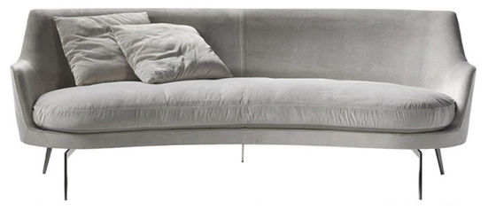 Customization 2 Seater Couch Sofa Oval Shaped Sectional Sofas ISO 14001