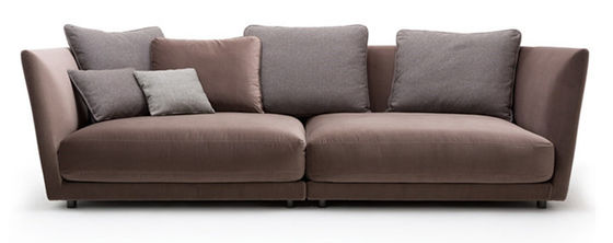 Upholstered Ergonomic Sectional Sofa Hotel Lobby Furniture For Five Star Hotel