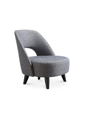 ISO9001 Light Luxury Furniture Leisure Modern Gray Armchair Stability