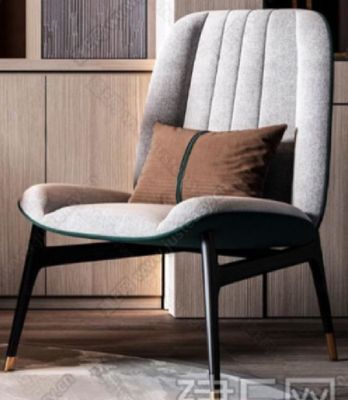 Fabric Single Upholstered Chair Hotel Bedroom Furniture Set Multifunctional ISO9001