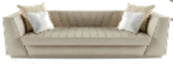 Comfortable Modern Farmhouse Style Settee Hotel Lobby Furniture Sunproof
