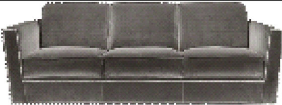 ISO 18001 High End Sofas And Loveseats Hotel Lobby Furniture 180*80*82cm