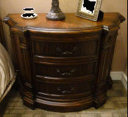 4 Star 5 Star Hotel Modern Bedroom Side Tables With Drawers Wearproof