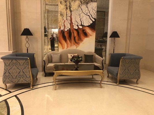 5 Star Hotel International Hotel Custom Dining Table Set Wearproof Waterproof Customized Sofa Set