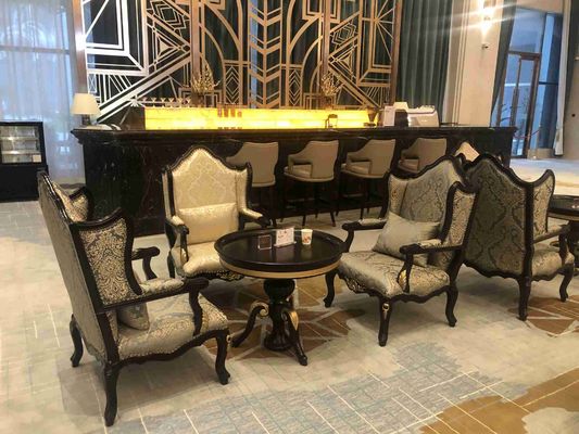 5 Star Hotel International Hotel Custom Dining Table Set Wearproof Waterproof Customized Sofa Set