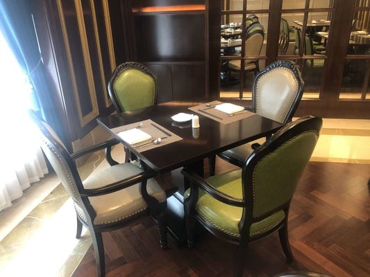 5 Star Hotel International Hotel Custom Dining Table Set Wearproof Waterproof Customized Sofa Set