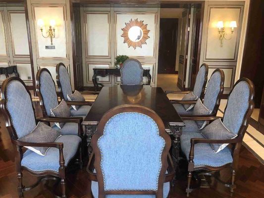 5 Star Hotel International Hotel Custom Dining Table Set Wearproof Waterproof Customized Sofa Set