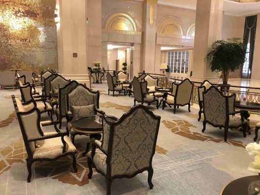 5 Star Hotel International Hotel Custom Dining Table Set Wearproof Waterproof Customized Sofa Set