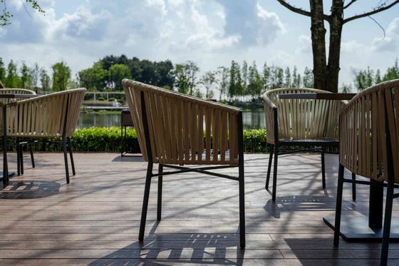 Wearproof Resort Style Apartment Furniture Set Customised Sofa And Chairs