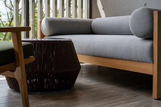 Wearproof Resort Style Apartment Furniture Set Customised Sofa And Chairs