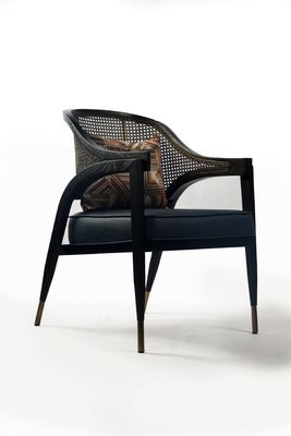 High Durability Hotel Lobby Furniture Sofa Chair Customizable Glossy Finish
