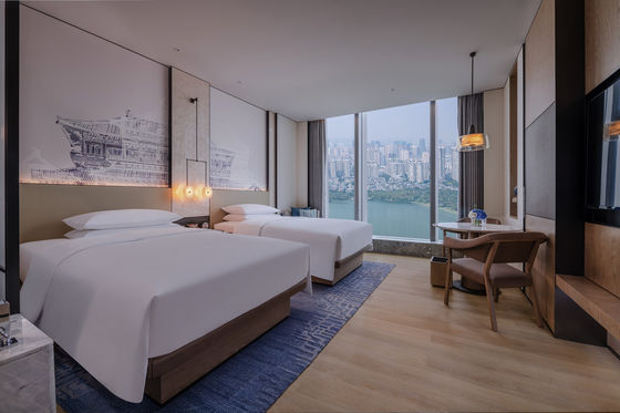 Contemporary Hotel Bedroom Furniture Set for Hospitality Industry