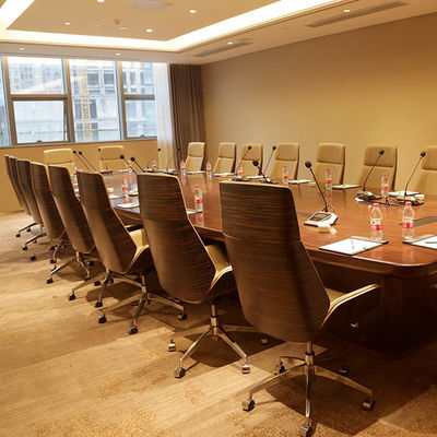 Hotel Meeting Room Furniture Set, Made Of High quality Wood And Leather Materials