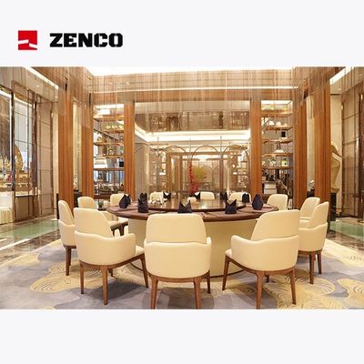 Hotel Restaurant Furniture Set Made Of Solid Ash Wood With Electric Dining Table