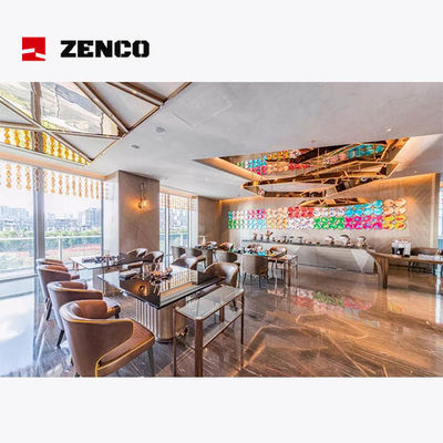 Hotel Restaurant Furniture Set Made Of Solid Ash Wood With Electric Dining Table