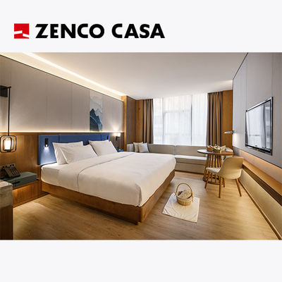 Modern Light Luxury Style Hotel Bedroom Furniture Set Size 2000*2000*300mm