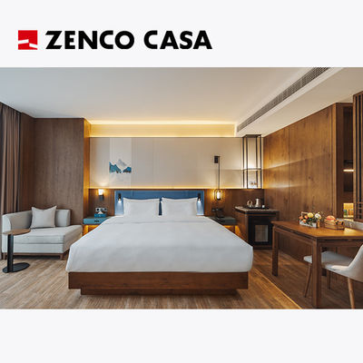 Modern Light Luxury Style Hotel Bedroom Furniture Set Size 2000*2000*300mm