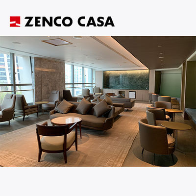 Modern Leisure Furniture Set With Lounge Chairs, Sofas And Coffee Tables