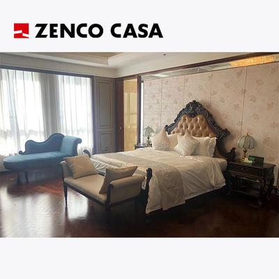Hotel Bedroom Furniture Sets Classic European Style Bed Size 2000*2000*350mm