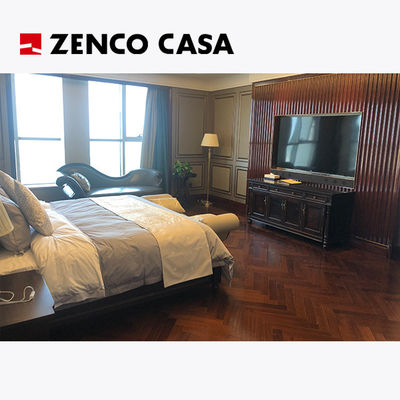 Hotel Bedroom Furniture Sets Classic European Style Bed Size 2000*2000*350mm
