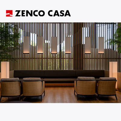 Hotel Leisure Furniture Fixed Multi Person Sofa Rattan Elements Lounge Chair Modern Style Coffee Table