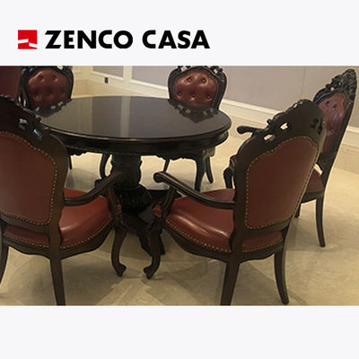 Hotel Leisure Area European Style Furniture Lounge Chair With Small Round Table