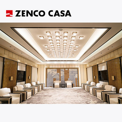 Hotel VIP Reception Room Furniture Set Includes A White Armchair And A Solid Wood Coffee Table