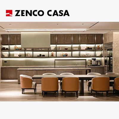 Hotel Lounge Furniture Set Includes A Long Tea Table And 10 Chairs