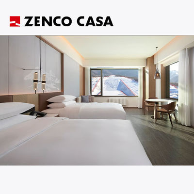 Modern Style Hotel Twin Bedroom Furniture Set Size 1800*1500*320mm