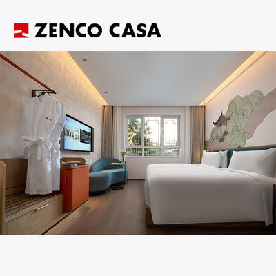 Contemporary Style Hotel Bedroom Furniture Set For Hotel Twin Bedded Rooms