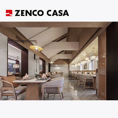 Modern Hotel Dining Room Furniture Including Square Dining Table And Dining Chairs