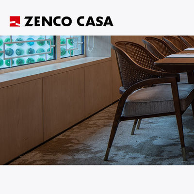 Hotel Meeting Room Furniture Set With Long Table And Rattan Lounge Chair