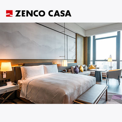 Luxury Hotel Bedroom Furniture With King Bed And Bedside Table