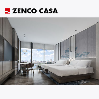 Hotel Bedroom Furniture Set Includes Single Bed And Bedside Table