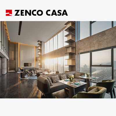 Veneer Hotel Lobby Furniture With Hotel Lobby Sofa And Coffee Table