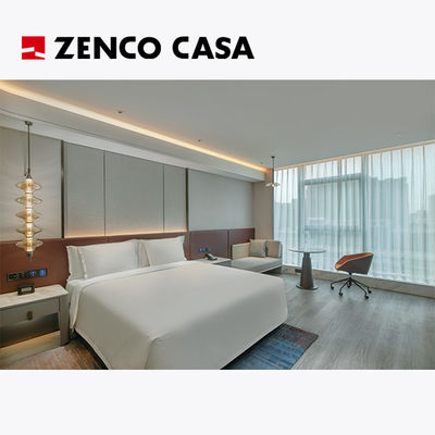 Hotel Bedroom Furniture Custom Set, Modern Style Design, Solid Wood Production
