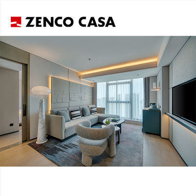 Modern Hotel Suite Furniture With King Bed, Writing Table And Writing Chair, Etc.