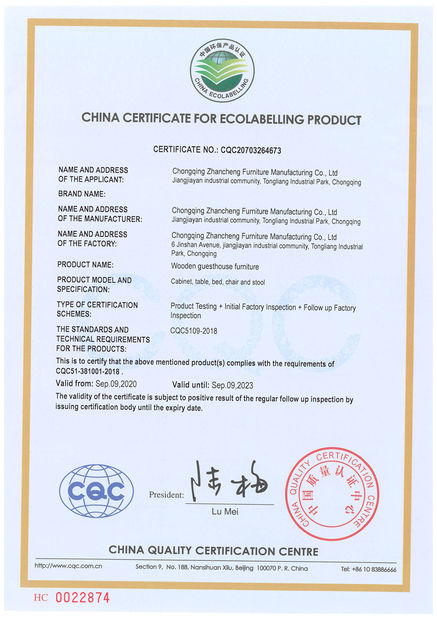 China ZENCO certification